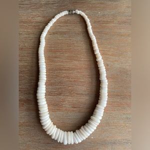 Puka bead necklace 16”
